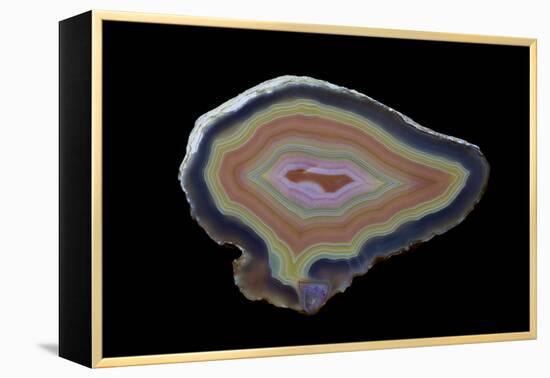 Banded Agate, Quartzsite, AZ-Darrell Gulin-Framed Premier Image Canvas