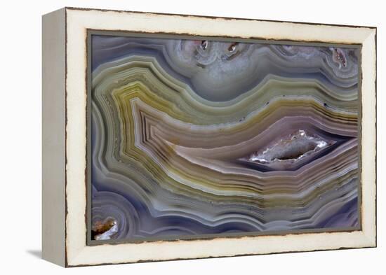 Banded Agate, Quartzsite, AZ-Darrell Gulin-Framed Premier Image Canvas