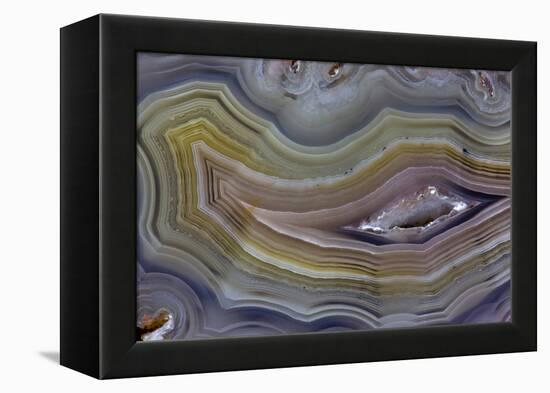 Banded Agate, Quartzsite, AZ-Darrell Gulin-Framed Premier Image Canvas