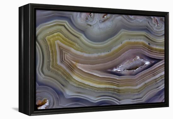 Banded Agate, Quartzsite, AZ-Darrell Gulin-Framed Premier Image Canvas