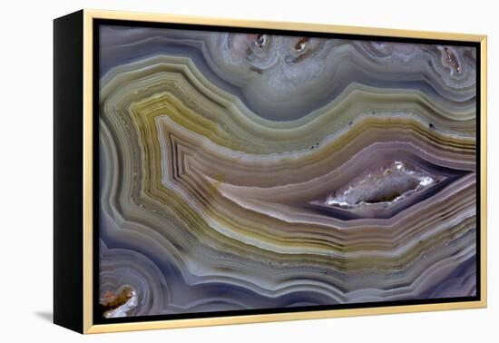 Banded Agate, Quartzsite, AZ-Darrell Gulin-Framed Premier Image Canvas