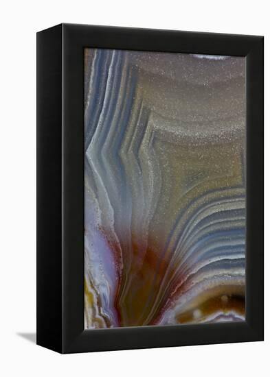 Banded Agate, Quartzsite, AZ-Darrell Gulin-Framed Premier Image Canvas