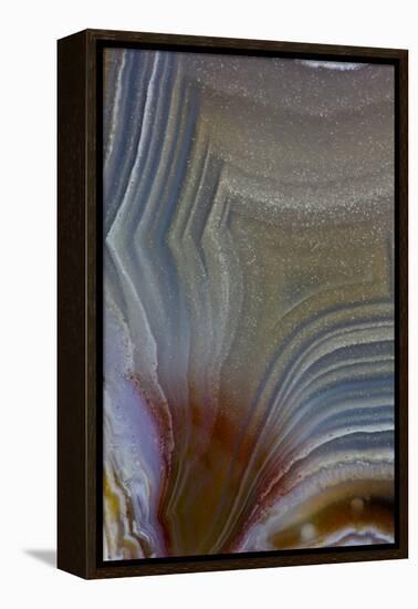 Banded Agate, Quartzsite, AZ-Darrell Gulin-Framed Premier Image Canvas