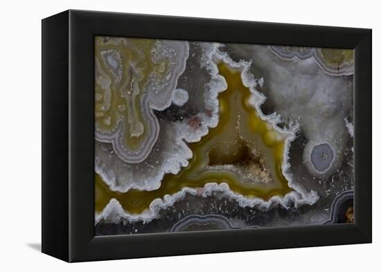 Banded Agate, Quartzsite, AZ-Darrell Gulin-Framed Premier Image Canvas