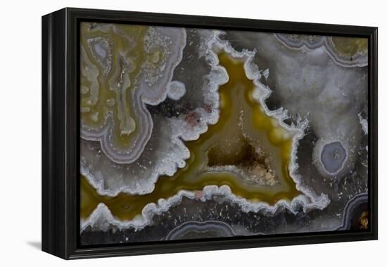 Banded Agate, Quartzsite, AZ-Darrell Gulin-Framed Premier Image Canvas