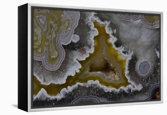 Banded Agate, Quartzsite, AZ-Darrell Gulin-Framed Premier Image Canvas