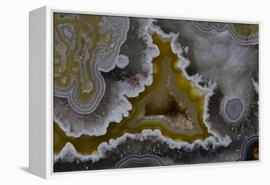 Banded Agate, Quartzsite, AZ-Darrell Gulin-Framed Premier Image Canvas