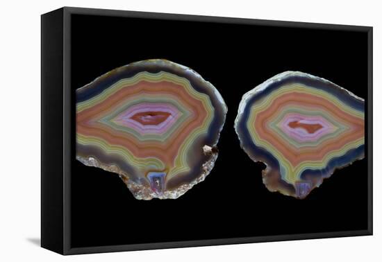 Banded Agate, Quartzsite, AZ-Darrell Gulin-Framed Premier Image Canvas