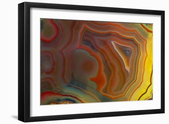 Banded Agate, Sammamish, Washington-Darrell Gulin-Framed Photographic Print