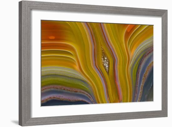 Banded Agate, Sammamish, Washington-Darrell Gulin-Framed Premium Photographic Print