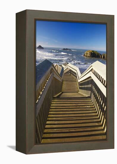 Bandon Beach, Oregon, USA-Craig Tuttle-Framed Premier Image Canvas