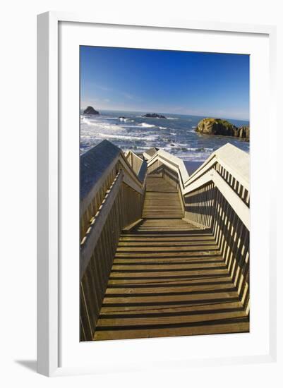 Bandon Beach, Oregon, USA-Craig Tuttle-Framed Photographic Print