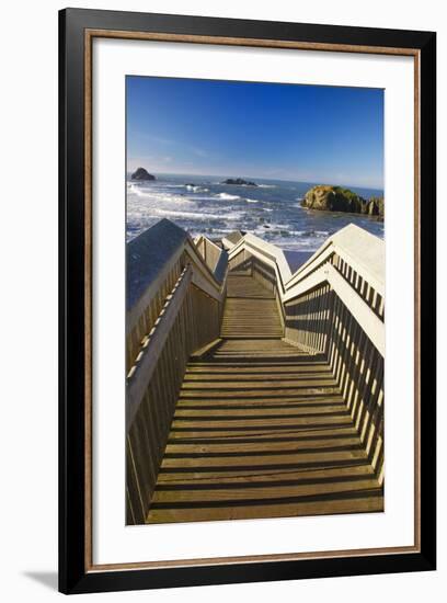 Bandon Beach, Oregon, USA-Craig Tuttle-Framed Photographic Print