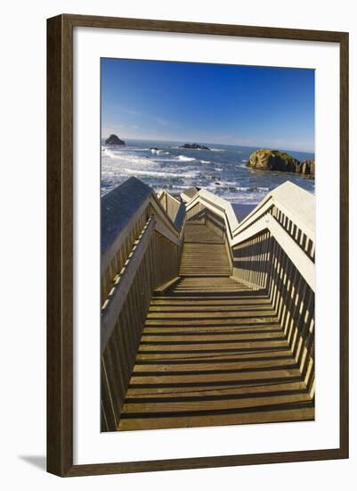 Bandon Beach, Oregon, USA-Craig Tuttle-Framed Photographic Print