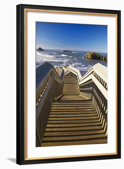 Bandon Beach, Oregon, USA-Craig Tuttle-Framed Photographic Print