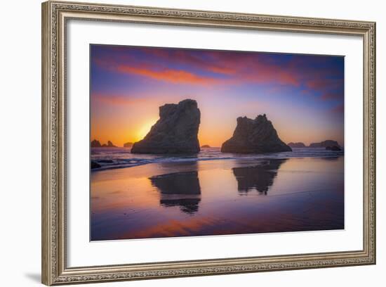 Bandon Sunset-Darren White Photography-Framed Photographic Print