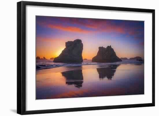 Bandon Sunset-Darren White Photography-Framed Photographic Print