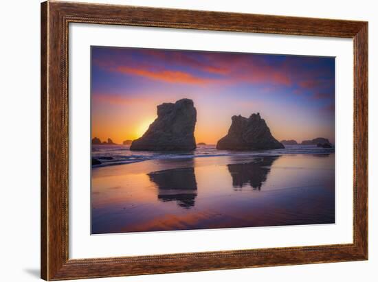 Bandon Sunset-Darren White Photography-Framed Photographic Print