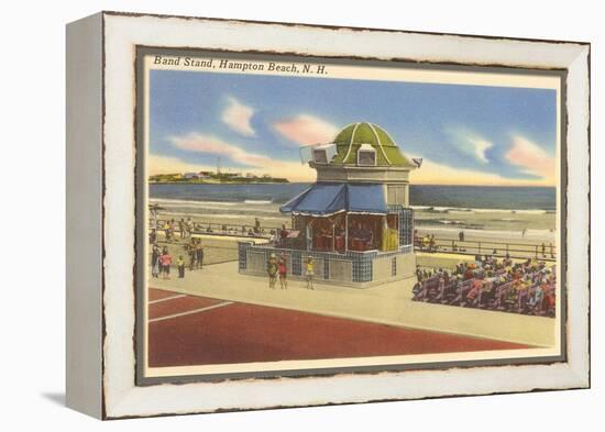 Bandstand, Hampton Beach, New Hampshire-null-Framed Stretched Canvas