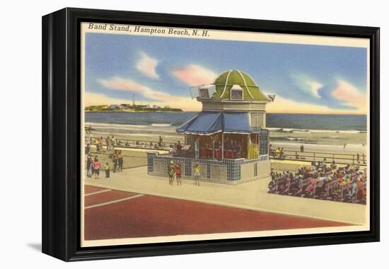 Bandstand, Hampton Beach, New Hampshire-null-Framed Stretched Canvas
