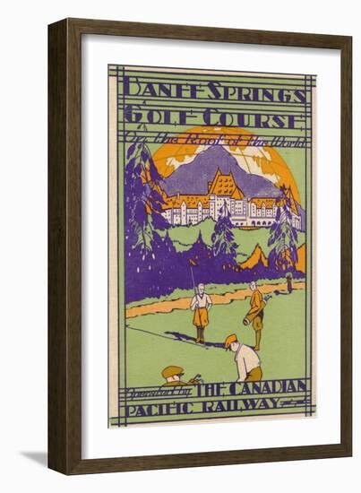 'Banff Springs Golf Course, scorecard', c1925-Unknown-Framed Giclee Print