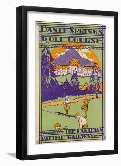 'Banff Springs Golf Course, scorecard', c1925-Unknown-Framed Giclee Print