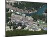 Banff Springs Hotel and Bow River Near Banff, Banff National Park, UNESCO World Heritage Site, Albe-Hans Peter Merten-Mounted Photographic Print