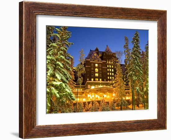 Banff Springs Hotel, Banff, Alberta-Michele Westmorland-Framed Photographic Print