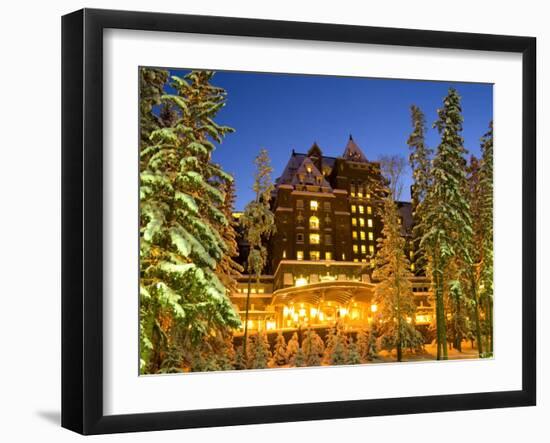 Banff Springs Hotel, Banff, Alberta-Michele Westmorland-Framed Photographic Print