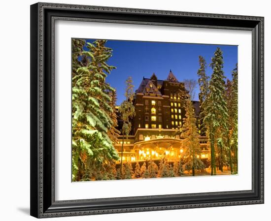 Banff Springs Hotel, Banff, Alberta-Michele Westmorland-Framed Photographic Print