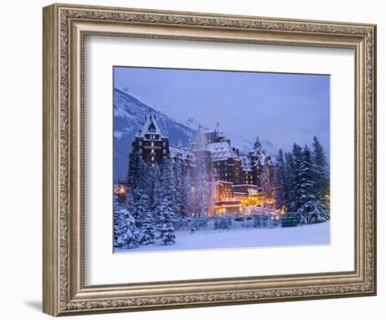 Banff Springs Hotel, Banff, Alberta-Michele Westmorland-Framed Photographic Print