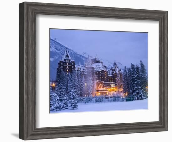 Banff Springs Hotel, Banff, Alberta-Michele Westmorland-Framed Photographic Print