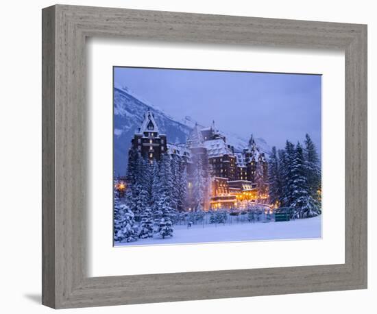 Banff Springs Hotel, Banff, Alberta-Michele Westmorland-Framed Photographic Print