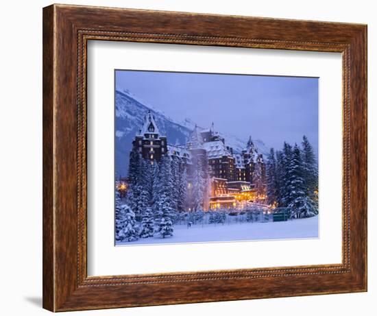 Banff Springs Hotel, Banff, Alberta-Michele Westmorland-Framed Photographic Print