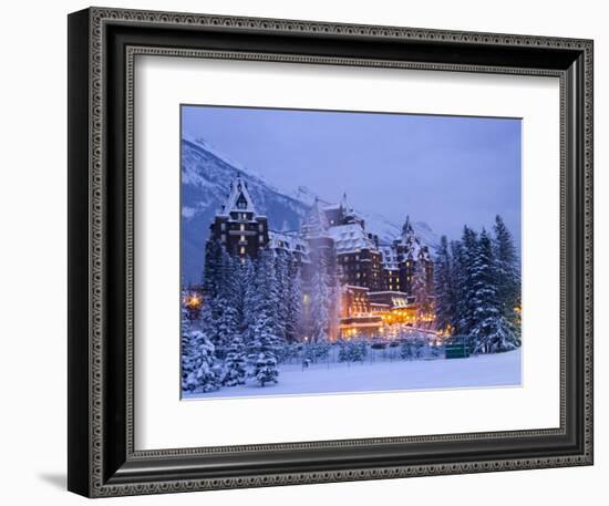 Banff Springs Hotel, Banff, Alberta-Michele Westmorland-Framed Photographic Print