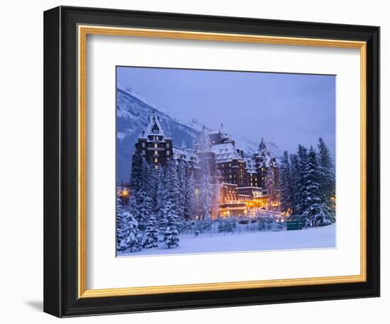 Banff Springs Hotel, Banff, Alberta-Michele Westmorland-Framed Photographic Print