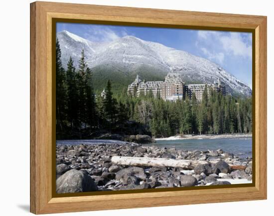 Banff Springs Hotel Banff National Park, Alberta, Canada-null-Framed Premier Image Canvas