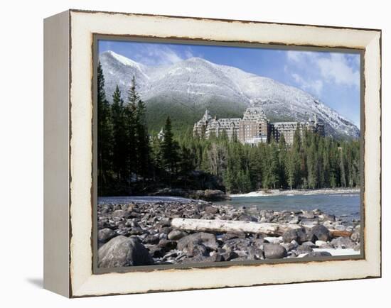 Banff Springs Hotel Banff National Park, Alberta, Canada-null-Framed Premier Image Canvas