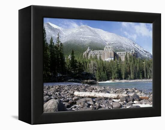 Banff Springs Hotel Banff National Park, Alberta, Canada-null-Framed Premier Image Canvas