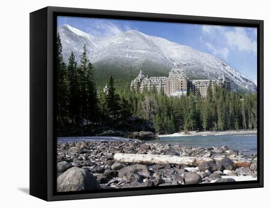 Banff Springs Hotel Banff National Park, Alberta, Canada-null-Framed Premier Image Canvas