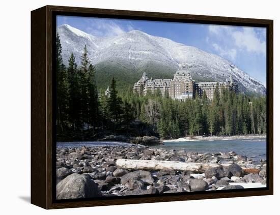 Banff Springs Hotel Banff National Park, Alberta, Canada-null-Framed Premier Image Canvas