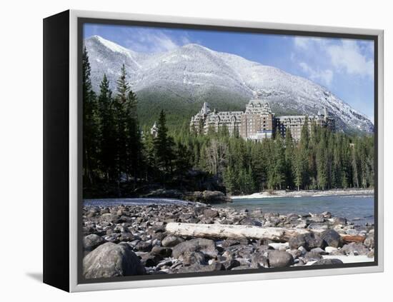 Banff Springs Hotel Banff National Park, Alberta, Canada-null-Framed Premier Image Canvas