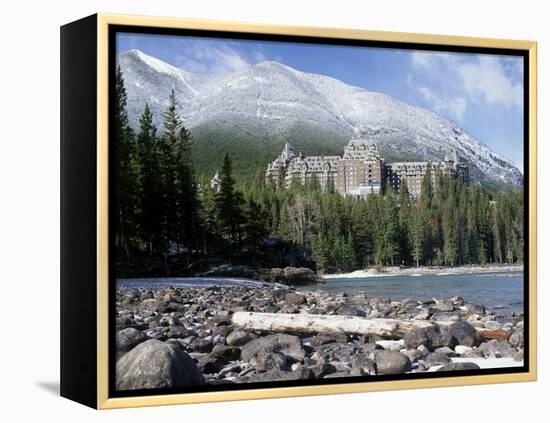 Banff Springs Hotel Banff National Park, Alberta, Canada-null-Framed Premier Image Canvas