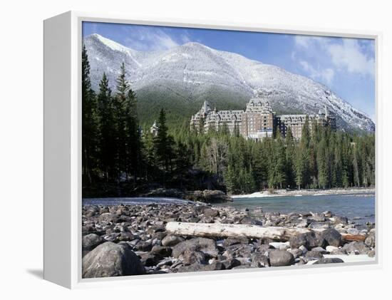 Banff Springs Hotel Banff National Park, Alberta, Canada-null-Framed Premier Image Canvas