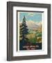 Banff Springs Hotel - Canadian Rockies - Canadian Pacific Railway-Percy Trompf-Framed Art Print