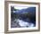 Banff, the Bow Falls and Prestigious Banff Springs Hotel, at Dusk, Alberta, Canada-Ruth Tomlinson-Framed Photographic Print