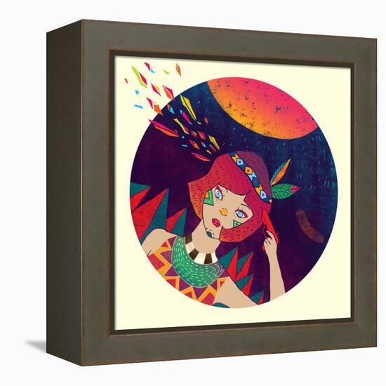 Bang-Diela Maharanie-Framed Stretched Canvas