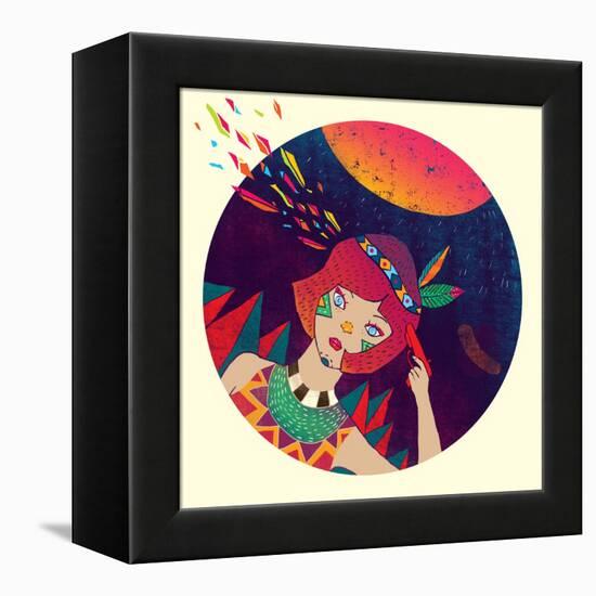 Bang-Diela Maharanie-Framed Stretched Canvas