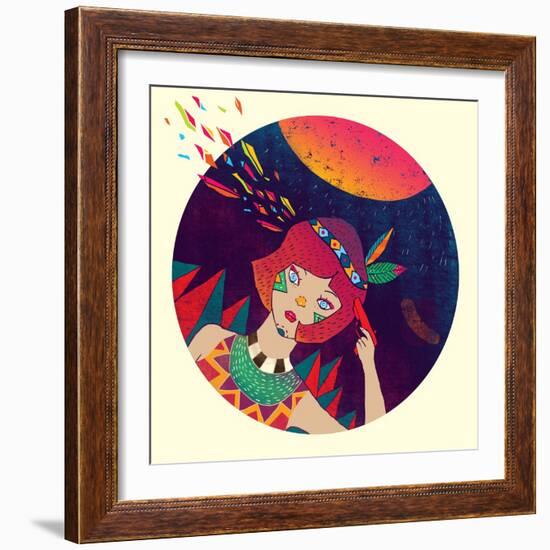 Bang-Diela Maharanie-Framed Art Print