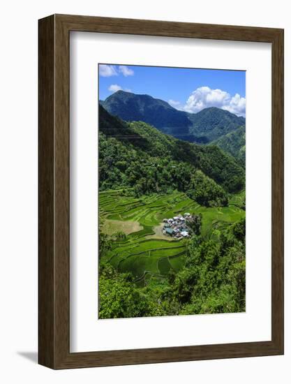 Bangaan in the Rice Terraces of Banaue, Northern Luzon, Philippines-Michael Runkel-Framed Photographic Print